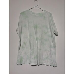 Athleta Shirt Womens 2X Tie Dye Organic Daily Printed Tee Lightweight 980704